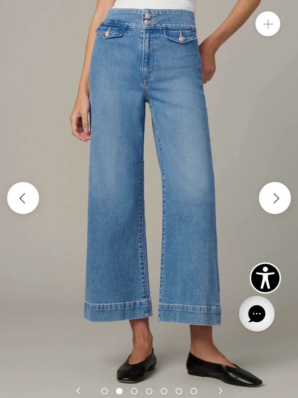 NWT Joe's Jeans Ellia Wide Leg Ankle: Attraction, size 26